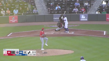 Carter Trice lines into a double play, shortstop Jordan Sprinkle to second baseman Colby Shelton. Andy Garriola out at 2nd.