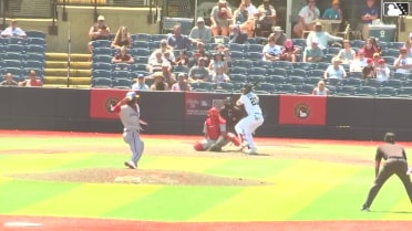 Jake Steels triples (1) on a fly ball to right fielder Carter Mathison. Owen Carey scores. Keshawn Ogans scores. Colin Burgess scores.