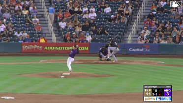 Marcos Castañon homers (6) on a fly ball to center field.