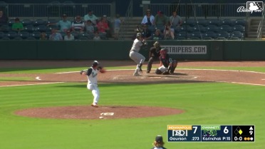 Duce Gourson homers (6) on a fly ball to center field. Jesus Castillo scores.