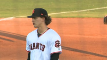 Argenis Cayama records first K at San Jose