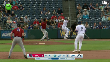 Brett Squires homers (2) on a fly ball to right center field. Tyler Tolbert scores. John Rave scores.