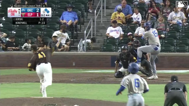 Matt Gorski doubles (6) on a sharp line drive to left fielder Bryce Johnson. Hyeseong Kim scores. Chris Newell scores.