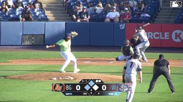 Miguel Sime Jr. In play, run(s) to Aidan Smith