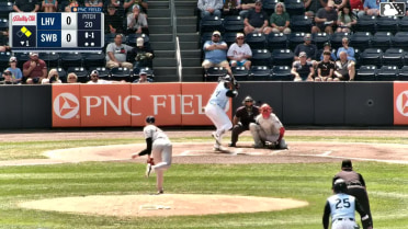 Yanquiel Fernández homers (25) on a fly ball to right field. J.C. Escarra scores. Marco Luciano scores.