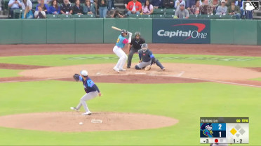 Ethan Salas out on a sacrifice fly to center fielder Ryan Lasko. Carson Tucker scores.