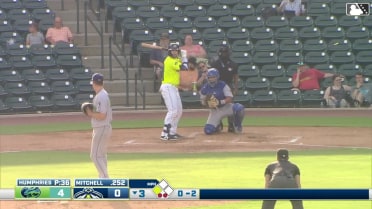 Jackson Humphries collects his third strikeout