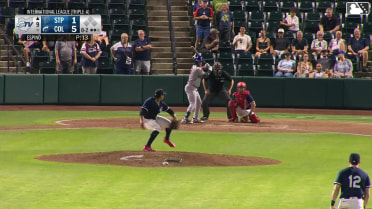 Tristan Gray strikes out swinging.