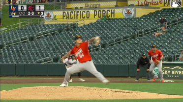 Jesus Rodriguez homers (1) on a fly ball to left field. Drew Gilbert scores.