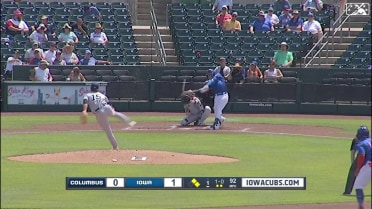Chase Strumpf hits his first Triple-A home run