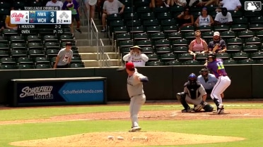 Marek Houston homers (2) on a fly ball to left field.