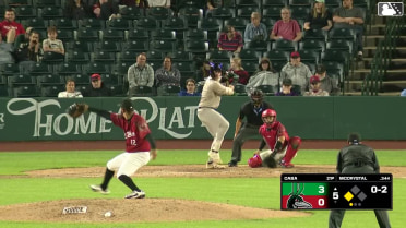 Ryan McCrystal singles on a line drive to right fielder Mike Sirota. Kien Vu scores.