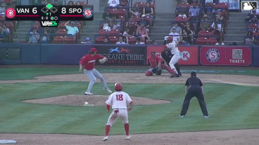Robert Calaz doubles (6) on a line drive to left fielder J.R. Freethy. Jack O'Dowd scores.