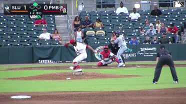 Yadiel Batista Ball to Antonio Jimenez