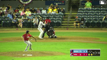 Hunter Fitz-Gerald homers (1) on a fly ball to right center field.