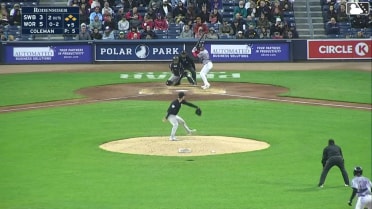 Jason Delay singles on a line drive to right fielder Yanquiel Fernández. Nate Eaton scores. Kristian Campbell to 3rd. Matt Lloyd to 2nd.