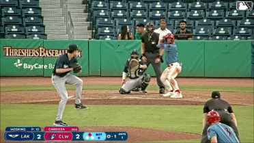 Luke Hoskins In play, run(s) to Victor Cardoza