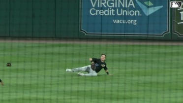 Chase DeLauter's sliding catch