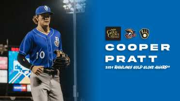 Pratt Earns MiLB Rawlings Gold Glove Award® at Shortstop