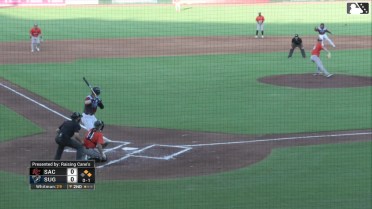 Jack Winkler doubles (10) on a sharp line drive to left fielder Jesus Rodriguez. Pascanel Ferreras scores. Carlos Pérez to 3rd.