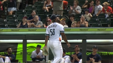 Ronel Blanco strikes out two in two innings