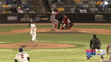 Nick Sogard hits a grand slam (2) to right center field. Allan Castro scores. Jason Delay scores. Vinny Capra scores.