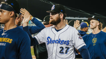 Bryant Records First Double-A Save, Miller Hits Go-Ahead Homer in Shuckers Win