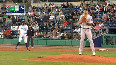 Blake Wehunt's strikes out five batters
