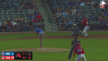 Leo Balcazar singles on a ground ball to center fielder Andy Garriola. Shane Sasaki scores. Carlos Jorge to 3rd.