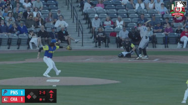 Dylan Jasso doubles (3) on a line drive to right fielder Austin Hendrick. Ian Lewis Jr. scores.