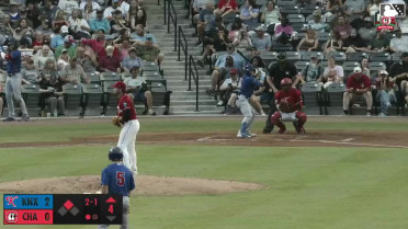 Kane Kepley swats his first Double-A Knoxville homer