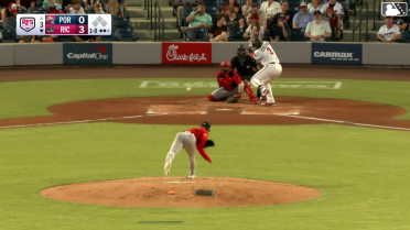 Sabin Ceballos homers (16) on a fly ball to left center field.