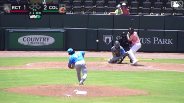 Ambioris Tavarez homers (5) on a fly ball to right center field.