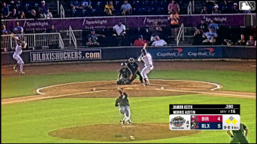 Damon Keith out on a sacrifice fly to center fielder Caleb Bonemer. Josh Adamczewski scores.