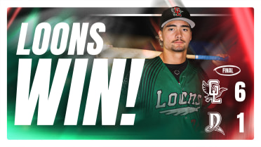 Loons Pitching K’s 13, Davalan and Harlan Homer in 6-1 Win