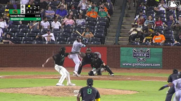 George Wolkow singles on a ground ball to right fielder Shalin Polanco. Javier Mogollon scores.
