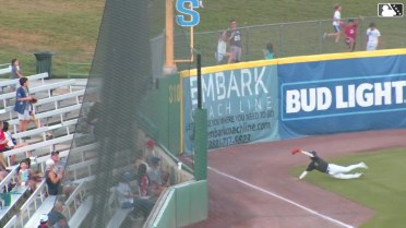 Wyatt Hoffman's amazing diving catch in left