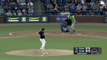 Brewer Hicklen homers (17) on a fly ball to left center field.
