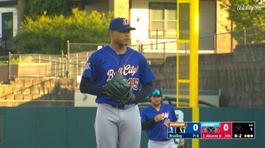 Taj Bradley's seven strong innings