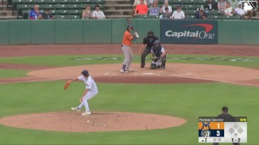 Luke Mann grounds out softly, catcher Chris Sargent to first baseman Romeo Sanabria. Cole Conn scores. Clark Elliott to 2nd.