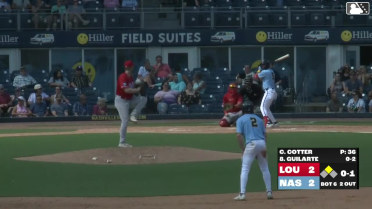 Cameron Cotter In play, run(s) to Daniel Guilarte