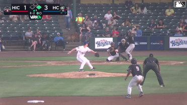 Josh Springer grounds into a double play, third baseman Yaikel Mijares to second baseman Jhorvic Abreus to first baseman Anthony Martinez. Daniel Flames out at 2nd. Josh Springer out at 1st.