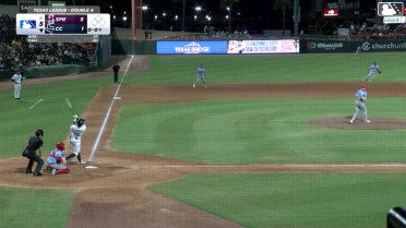 Chase Call homers (5) on a fly ball to left center field.