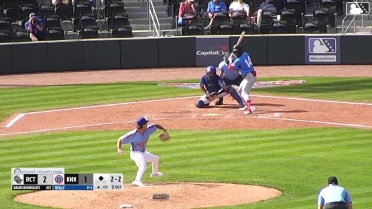 Raudi Rodriguez singles on a line drive to right fielder Alex Ramírez. Gustavo Campero scores.