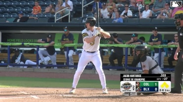 Jacob Hurtubise singles on a line drive to center fielder Patrick Clohisy. Josh Adamczewski scores. Mike Boeve scores. Jheremy Vargas to 2nd.