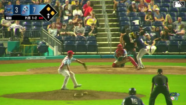 D'Angelo Ortiz doubles (7) on a line drive to right fielder Jaden Fauske. Adonys Guzman scores. Andrews Opata to 3rd.