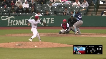 Ricardo Hurtado homers (3) on a line drive to left center field.