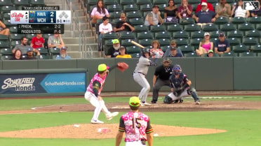 Jack Pineda homers (7) on a fly ball to right center field.