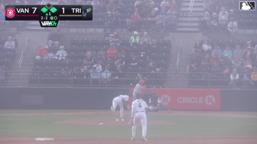 Tucker Toman singles on a sharp ground ball to shortstop Capri Ortiz. Manuel Beltre scores. Kendry Chirinos to 2nd.