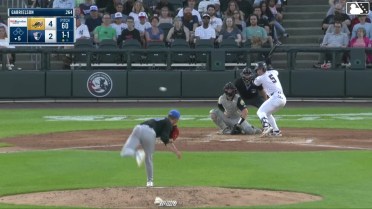 Cole Gabrielson homers (5) on a fly ball to center field.